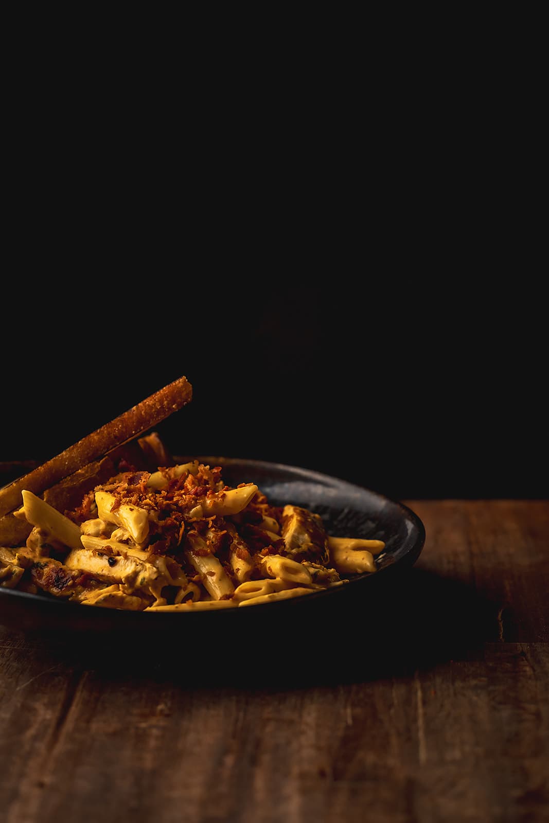 Arrabiata di chipotle pasta with grilled chicken
