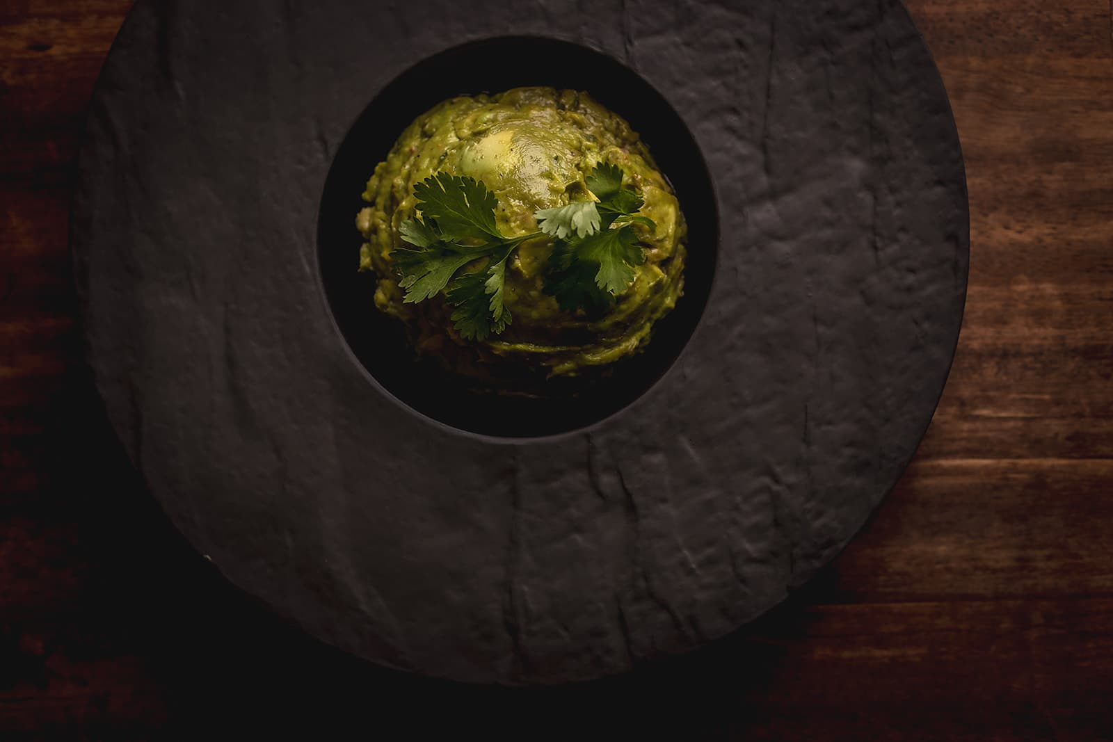 MDA guacamole with house-made chips