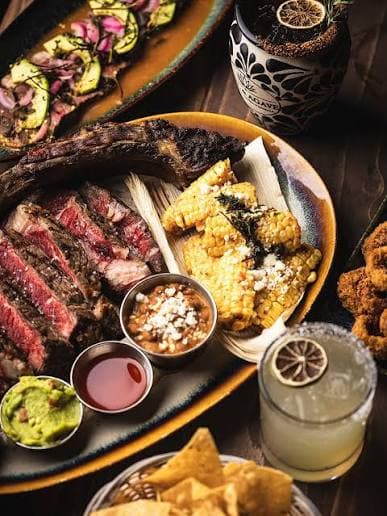 Tomahawk Tuesday steak dinner at Miel de Agave
