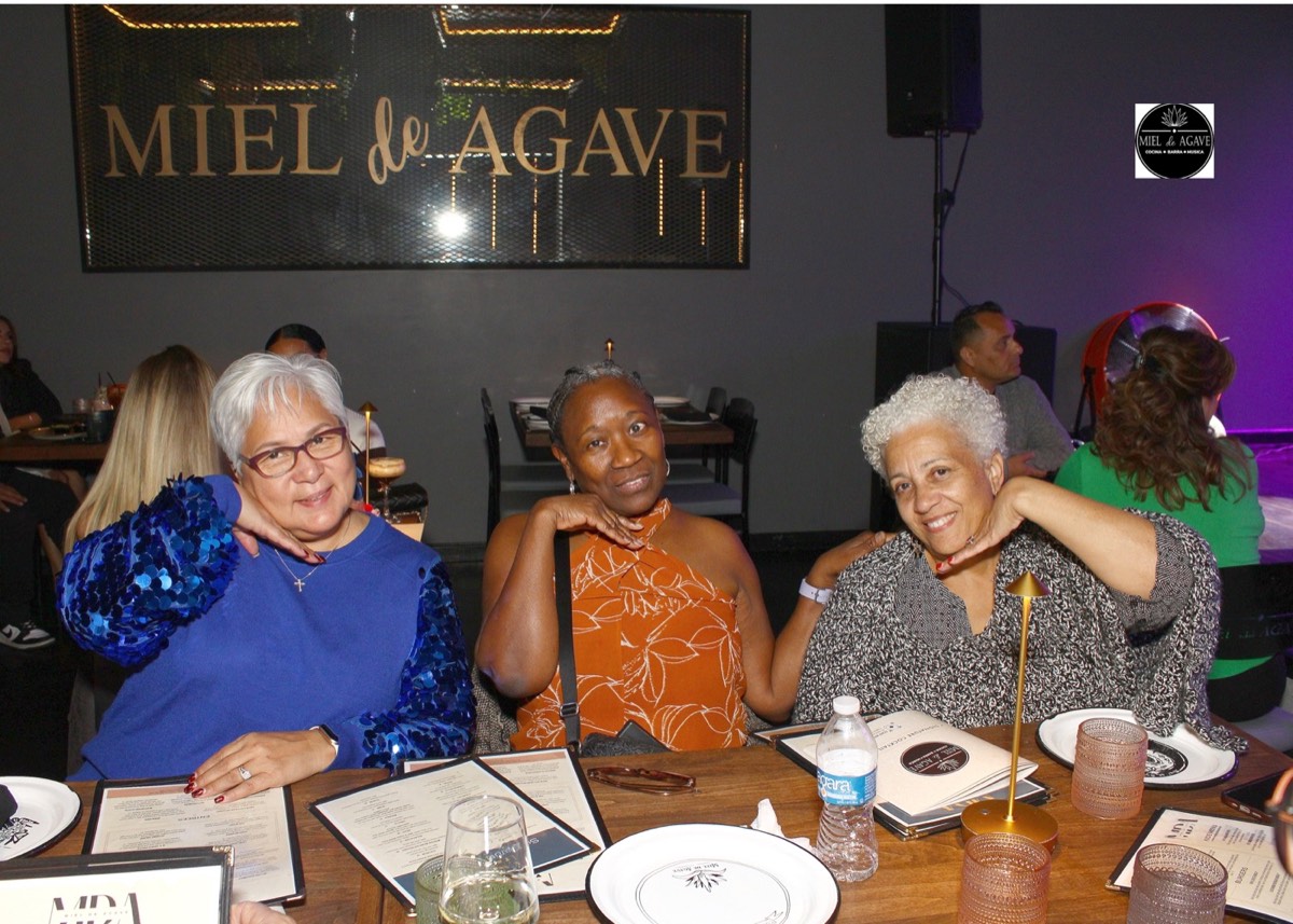 Joy at the table at Miel de Agave