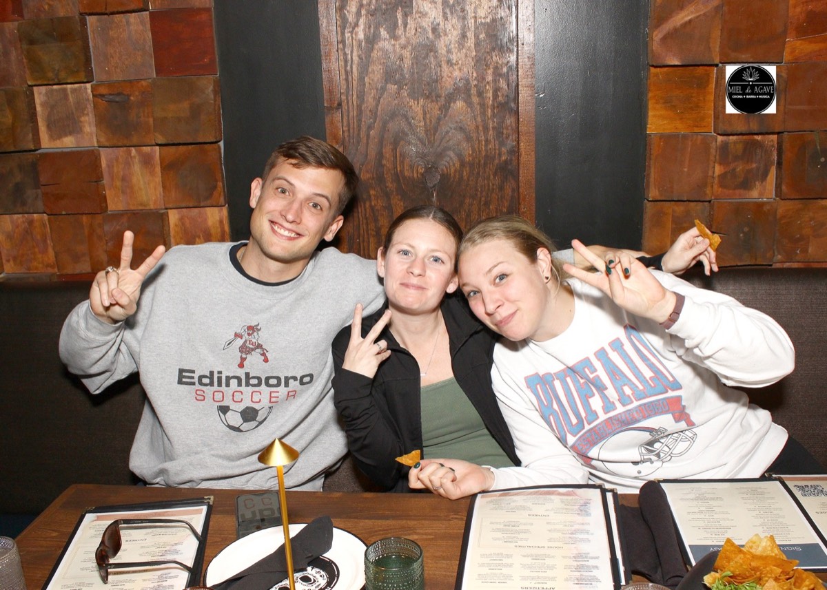 The happy trio at Miel de Agave
