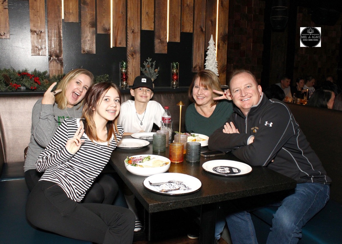 One more family photo at Miel de Agave